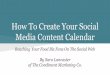 How To Create A Social Media Content Calendar For Your Food Business