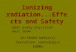 Ionizing radiation hazards and safety :must know