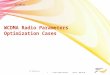 (Huawei) WCDMA Radio Parameters Optimization Cases