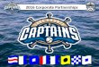 2016 Captains Corporate Partnerships