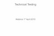 Alan Richardson Technical Testing for TdT 20150401