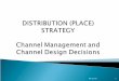 Distributiobn (Place)Strategy 2013