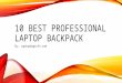 10 Best Professional Laptop Backpack