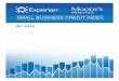 Experian Moodys Analytics Small Business Credit Index q1 2014