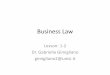 Business Law slides