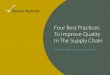 eBook - Best Practices Supply Chain Quality