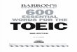 Toe i c 600 Essential Words