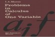 Problems in Calculus of One Variable - I. a. Maron