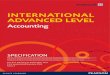 International Advanced Levels Accounting Specification Issue 2