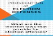 Prosecution of Election Offenses