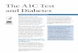 The A1C Test and Diabetes
