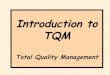 Introduction to TQM ppt