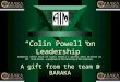 Collin Powell on Leadership