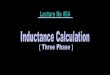 Inductance Calculation (Three Phase)