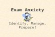 Exam Anxiety 2008