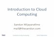 Cloud Computing Sw(Sadun)