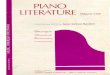 Piano Literature Vol 1