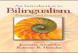 Introduction to Bilingualism