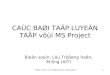 Bai Tap Cung Co MS Project