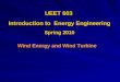 Lecture - 4 Wind Energy (1)