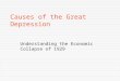 Causes of the Great Depression Understanding the Economic Collapse of 1929
