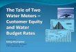 Discussion Topics Overview of Water Rates in California Legal Framework of Water Rates Water Consumption Patterns Empirical Data – City of Fresno The