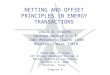 NETTING AND OFFSET PRINCIPLES IN ENERGY TRANSACTIONS CRAIG R. ENOCHS Jackson Walker L.L.P. 1401 McKinney, Suite 1900 Houston, Texas 77010 State Bar of