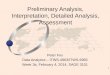 1 Peter Fox Data Analytics – ITWS-4963/ITWS-6965 Week 3a, February 4, 2014, SAGE 3101 Preliminary Analysis, Interpretation, Detailed Analysis, Assessment