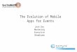 The Evolution of Mobile Apps for Events Josh Dry Marketing Executive ShowGizmo