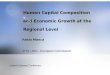 Human Capital Composition and Economic Growth at the Regional Level Fabio Manca IPTS / JRC - European Commission Lisbon-Coinvest Conference