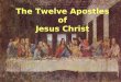The Twelve Apostles of Jesus Christ. St. Andrew Andrew was a brother of the apostle Peter and a follower of John the Baptist. Like his brother he was