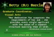 Academic Affairs 2005 Star Performer Betty (BJ) Barclay Graduate Coordinator, Visual Arts “Her dedication far surpasses the requirements of her job – she