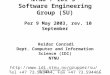 SU group research per 22 May 20031 NTNU / IDI’s Software Engineering Group (SU) Per 9 May 2003, rev. 10 September Reidar Conradi Dept. Computer and Information