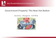Government Property: The New Hot Button Robby Ragos CPPA
