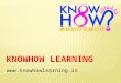 Www.knowhowlearning.in. EVERY CHILD IS BORN GENIUS