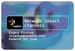 1 Network Covert Channels Evgeny Pinchuk (evgenyp@radware.com) Radware SOC Team