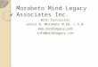Morabeto Mind Legacy Associates Inc. With Instructor Janice R. Morabeto M.Ed. L.S.W.  info@mindlegacy.com