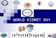 WORLD KIDNEY DAY 5. Prof. Joel Kopple, M.D. put forward the idea of World Kidney Day in 2003.  IFKF (International Federation of Kidney Foundations)