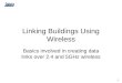1 Linking Buildings Using Wireless Basics involved in creating data links over 2.4 and 5GHz wireless
