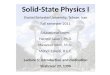 291 Solid-State Physics I Shahid Beheshti University, Tehran, Iran Fall semester 2011 Educational team: Hamed Saberi, Ph.D. Massoud Amiri, M.Sc. Mehdi