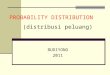 PROBABILITY DISTRIBUTION BUDIYONO 2011 (distribusi peluang)