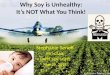 Why Soy is Unhealthy: It’s NOT What You Think! Stephanie Seneff MIT CSAIL UNITE FOR SIGHT Mar 29, 2015