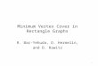 Minimum Vertex Cover in Rectangle Graphs R. Bar-Yehuda, D. Hermelin, and D. Rawitz 1