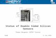 6 July 2010 Thomas Bergauer (HEPHY Vienna) Status of Double Sided Silicon Sensors B2GM