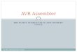 BRANCHES SUBROUTINES AND MEMORY USAGE AVR Assembler M. Neil - Microprocessor Course 1