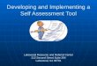 Abhijeet Talapatra 9301 Developing and Implementing a Self Assessment Tool Lakewood Resource and Referral Center 212 Second Street Suite 204 Lakewood,