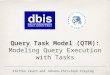 Query Task Model (QTM): Modeling Query Execution with Tasks 1 Steffen Zeuch and Johann-Christoph Freytag