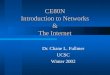CE80N Introduction to Networks & The Internet Dr. Chane L. Fullmer UCSC Winter 2002