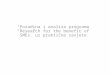 “Pozadina i analiza programa “Research for the benefit of SMEs” uz praktične savjete