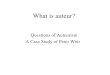 What is auteur? Questions of Auteurism A Case Study of Peter Weir